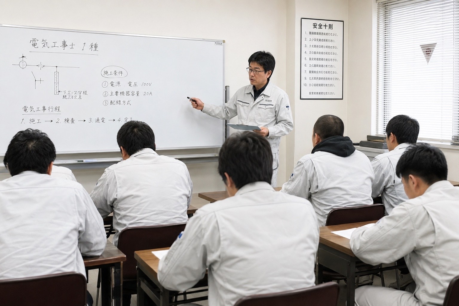 基礎教育(座学)の様子